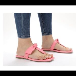 Sam & Libby Women’s Pink Tia bow sandals